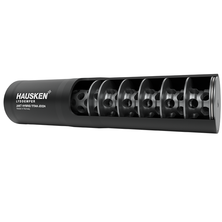 Schalldämpfer Hausken JAKT JD224Ti HYBRID TITAN